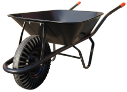 Stavebn� f�rik pln� koleso 60L bodovan� korba