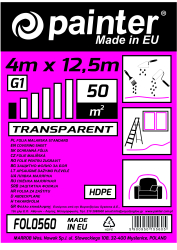 Ochrann� f�lia HDPE 4x12,5m 7um