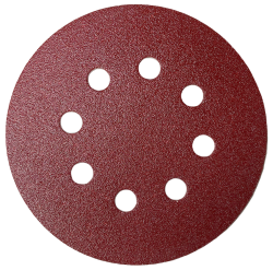 Br�sny v�sek na zips B316, 115 mm, P240, dierovan� D8