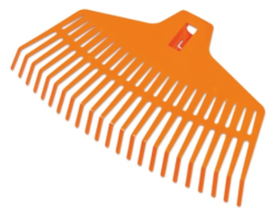 Plastov� hrable na tr�vu, 42 cm, 21 zubov