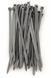 S�ahovacie p�sky BRIDFIX, 140�3,2 mm, siv�, 50 ks