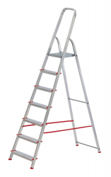 Jednostrann� hlin�kov� schod�ky 7 stup�ov 120kg