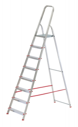 Jednostrann� hlin�kov� schod�ky 8 stup�ov 120kg