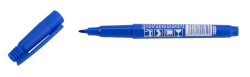 Permanentn� zna�kova�, jemn� hrot, modr�
