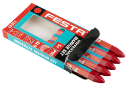 Univerz�lny zna�kova�, �erven�, 5 ks