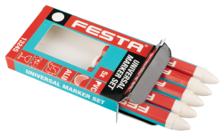 Univerz�lny zna�kova�, biely, 5 ks