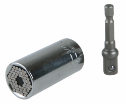 Univerz�lna hlavica CrV 3/8" 7-19mm s adapt�rom