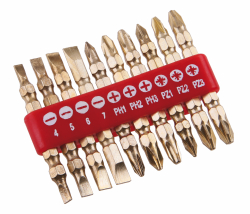 Bity CrV 10ks plast s klipom