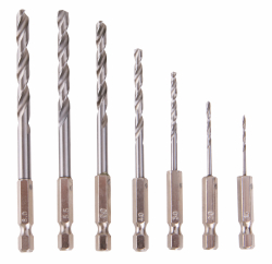 Vrt�ky do kovu HSS 1,5-6mm �es�hran 7ks