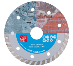 Diamantov� kot�� 115x2,5x22,2mm turbo