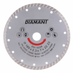 Diamantov� kot�� 180x3,1x22,2mm turbo