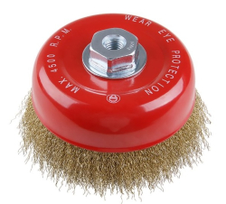 Rota�n� kefa vlnit� hrncov� M14 150mm