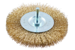 Rota�n� kefa vlnit� radi�lna so stopkou 100mm