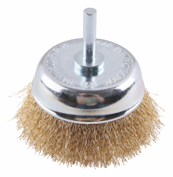 Rota�n� kefa vlnit� hrncov� so stopkou 75mm