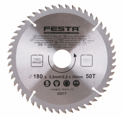 P�lov� kot�� do dreva TCT 180x3,2x30mm 50 zubov
