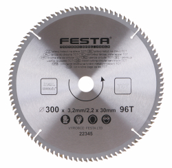 P�lov� kot�� do dreva TCT 300x3,2x30mm 96 zubov