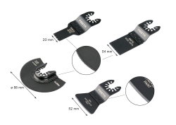 N�stroje do multifunk�nej br�sky BiM 4ks