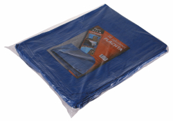 Krycia plachta �TANDARD, 4�6 m, modro-strieborn�
