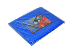 Krycia plachta PROFI, 3�4 m, modro-strieborn�