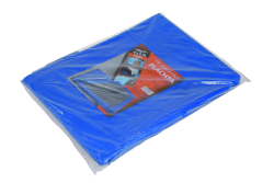 Krycia plachta PROFI, 4�6 m, modro-strieborn�