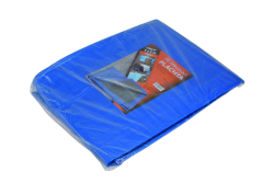 Krycia plachta PROFI, 5�6 m, modro-strieborn�