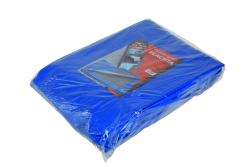 Krycia plachta PROFI, 6�10 m, modro-strieborn�