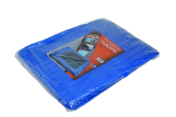 Krycia plachta EKONOMIK, 5�8 m, modr�