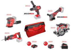 S�prava n�radia BRUSHLESS SHARE20V 5 + 3 + ta�ka