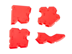 Stierky na silik�n EXTRA, 4 ks