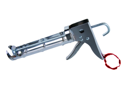 Vytl��acia pi�to� na tmel chr�m, polouzavret�, ozuben� posun