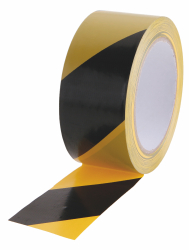 V�stra�n� p�ska samolepiaca 48mm/33m �lto-�ierna