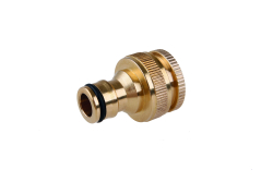 Hadicov� adapt�r s vn�torn�m z�vitom, mosadzn�, 1/2 + 3/4 "