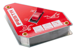 Magnet uhlov� vyp�na� 150x130x30mm 45�, 90� 25kg