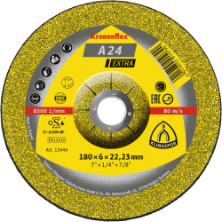 Br�sny kot�� A 24 Extra, 180�6�22,23 mm, vypukl�